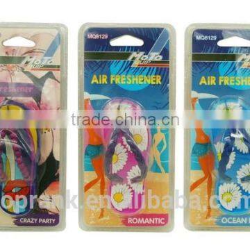 TOPRANK AUTO GEL AIR FRESHENER BEACH SLIPPER DESIGN HANGING CAR AIR FRESHENER photo-2