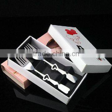 High Quality Christmas Gift Stainless Steel Spoon and Fork Set photo-2