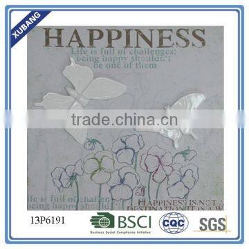 MDF Wall Plaque Hanging Flower and Butterfly Home Decorative Signs photo-2