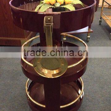 Japanese Style Wooden Wine and Liquor Trolley for Restaurant C-46 photo-4