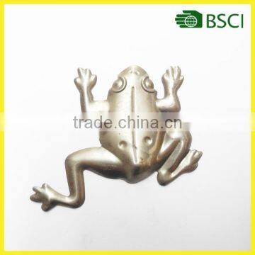 YS15B001 frog metal parts for flower pot components and parts