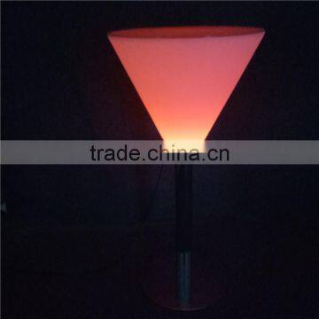 Plastic Outdoor Bar Furniture LED Plastic Table With RGB 16 Color Changing 56*56*56cm photo-6