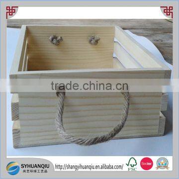 handmade vegetable box natural wooden fruit box CN