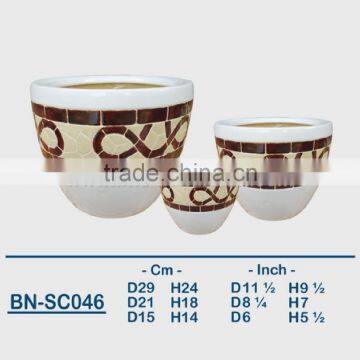 Vietnamese Ceramic Indoor Pot/ Indoor Planter BN-SC046