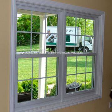 Horizontal Grilled Aluminium Sliding Windows Fireproof Push - Pull Window For Room photo-2