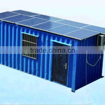 Off-grid solar housing and cold storage