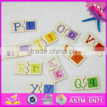 2016 Best Sale Funny Children Wooden Domino Blocks W15A069 photo-4