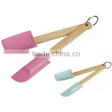 SS1204 Food safe grade kids silicone spatula set/Utensils