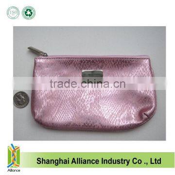 Pink pattern Cosmetic Makeup Bag Case Phone Key Coin Pouch Wallet Purse