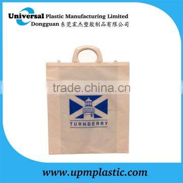 Hot sale cheap plastic rigid handle bag