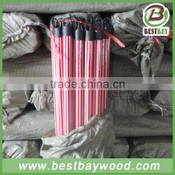 Pvc Coated Wooden Stick/plastic Broom Handle/ photo-5