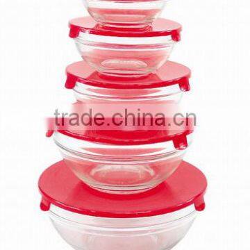 5pcs Glass Bowl Set