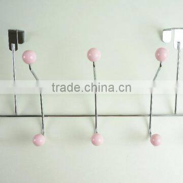 43018 Muticolored Bead Home Storage Decoration Coat&Hat Rack With 10 Door Hooks photo-5