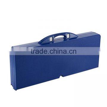 High Quality ABS Folding Table Set Portable Outdoor Camp Suitcase Picnic Table 4 Seats Blue photo-2