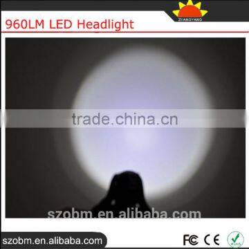 Boruit T6 960lm 3 Mode Head Lamp Led Rechargeable Camping Head Light Headlamp Headlight photo-6