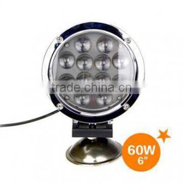 4x4/4wd/offroad 6" 60watt flood/spot beam led work light/led worklight/led light lamp