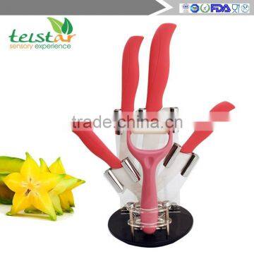 Ceramic Knife 6 Piece Color Handle Environmental Ceramic Knives Zirconia Ceramic Carving Knife photo-5