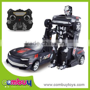 Hot sale 2.4G trans car remote control robot toys