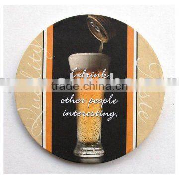 2015 hot selling beer coaster