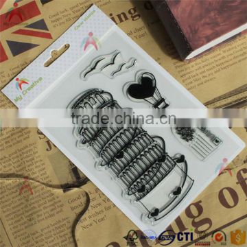 2017 yiwu hot wholesale products cute clear stamp for scrapbooking