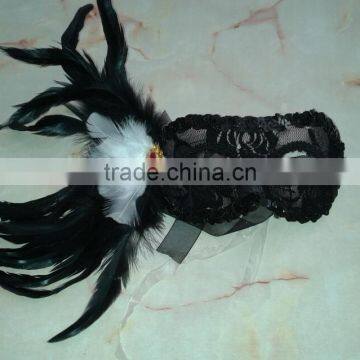 party mask with Sexy lace decoration accessory