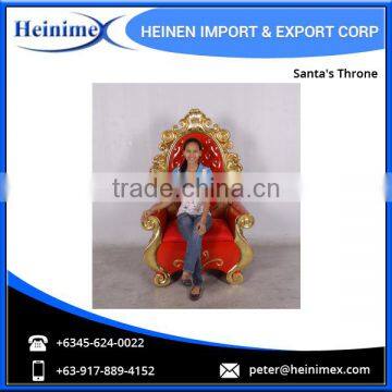 Fibreglass Decorative Santa's Throne Chair photo-5