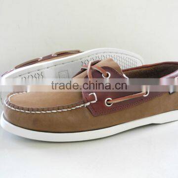 Handsewn Blucher Moccasin Construction Leaher Shoes Loafer Shoes Boat Shoes photo-2