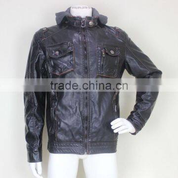 Mens Famous PU Leather Fashion Jackets