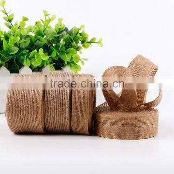 Eco -Friendly Nature Jute Burlap Ribbon Wholesale photo-4