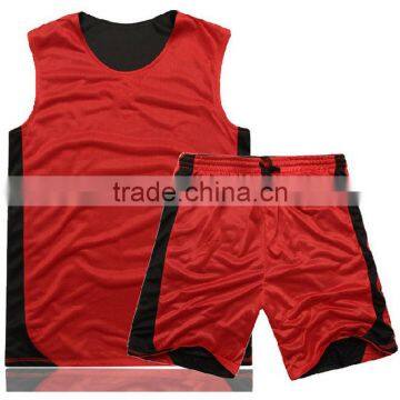 100% polyester reversible basketball uniform