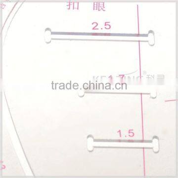 Kearing Metric Fashion Design Ruler Water Droplet Shape Ruler ( Sandwich Line ) Garement Curve Ruler # 6403 photo-5