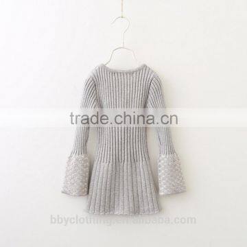 New Fashion Europe Style Dress for Girls Knitted Maxi Dresses Long Dresses photo-5