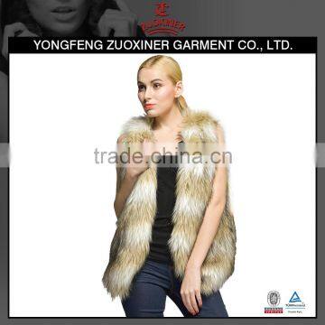 new fashion elegant rabbit faux fur vest hot on sale