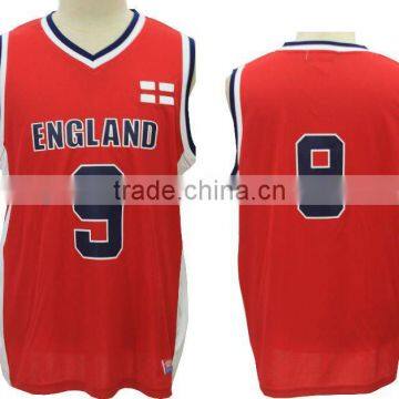 Men Basketball Jersey With Big Number Embroidry