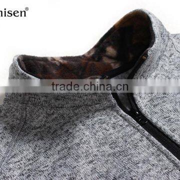 Cheap Camo Joint Sweater Fleece Zipper Men Jacket photo-3