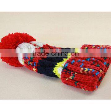 Colorful OEM and ODM Men Cable Cuff Beanie Hat Women Pom photo-3