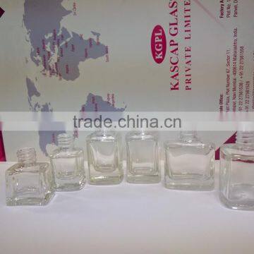 15ml glass bottles , plain empty nail polish glass bottles India.