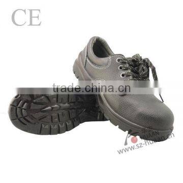 PU bottom senior head layer cowhide steel toe safety shoes from Huaan