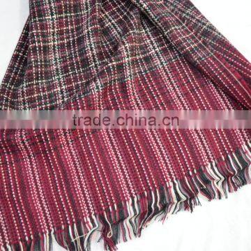2017 Winter the Large High Quality Lady Soft 100%viscose Plaid Shawl photo-6