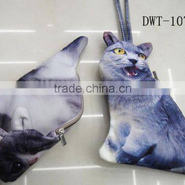 Fashion Small Pretty Animal Cute Cat Purse photo-4