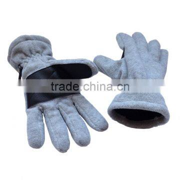 promotional embroidery Best selling and High Quality Driving polyester fleece leather gloves