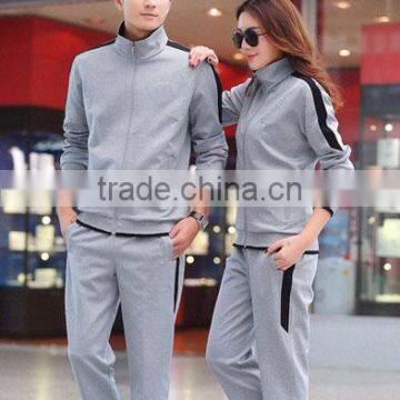 Hot sale fashion style cheap custom plain tracksuits