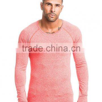 Compression Long Sleeve Gym t Shirt With Scoop Neck photo-2