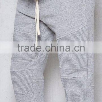 100% Cotton Street Style Biker Joggers Men Jogger Pants photo-2