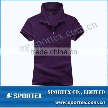 Polo t Shirt for Ladies With 100% Cotton / Cotton Polo Shirt