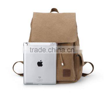 Custom Canvas School Backpack Bag photo-5