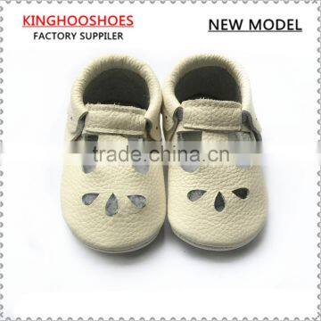 soft leather baby shoes crib moccasins MOQ 50 Pairs/mix 4 size