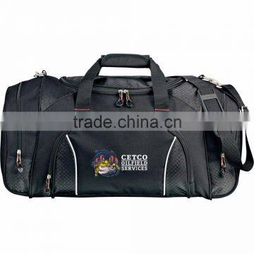 Triton Weekender 24" Carry-All Duffel Bag - Has Bottom Board With Feet, Large Zippered Main Compartment and Comes With Your Logo photo-4