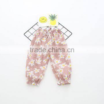 Wholesale 2017 Summer Pure Color Children Casual Beach Pants Anti-mosquito Pants photo-2