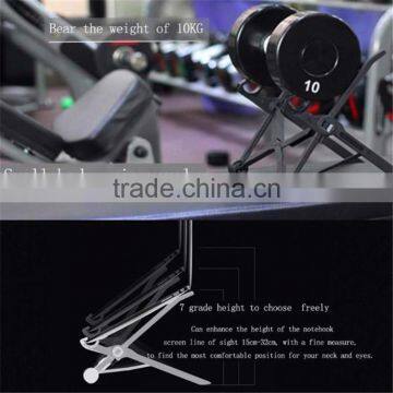 Ergonomic Height Adjustable Portable Folding Laptop Ipad Stand in Bed Laptop Stand photo-3